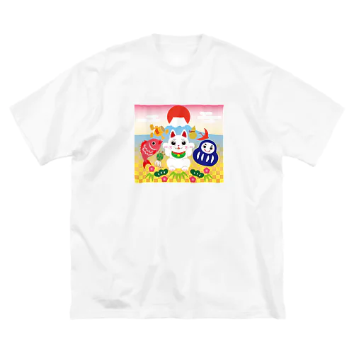 ちゅんの招き猫と仲間たち Big T-Shirt