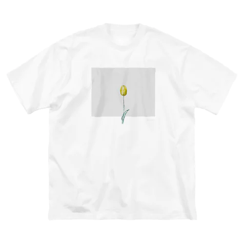 Lemon Tulip × Greige × Logo ビッグシルエットTシャツ