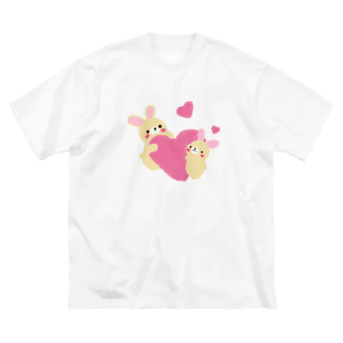 かわいいうさちゃん ビッグシルエットTシャツ