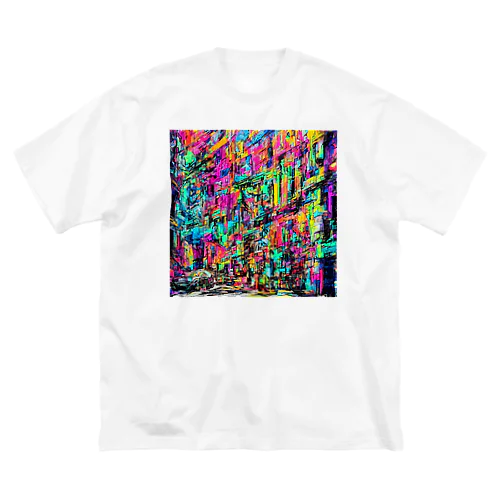  vivid gas station ビッグシルエットTシャツ