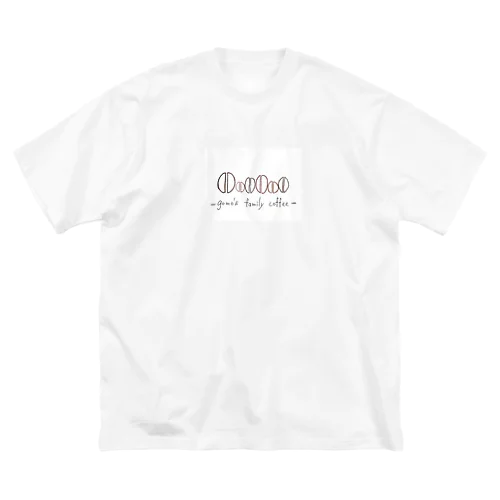 gomo's family coffee ビッグシルエットTシャツ