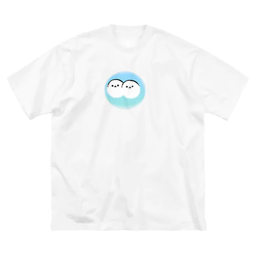 ふたごのシマエナガちゃん ビッグシルエットTシャツ