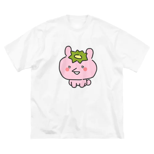 かっぱうさぎ（ピンク） ビッグシルエットTシャツ