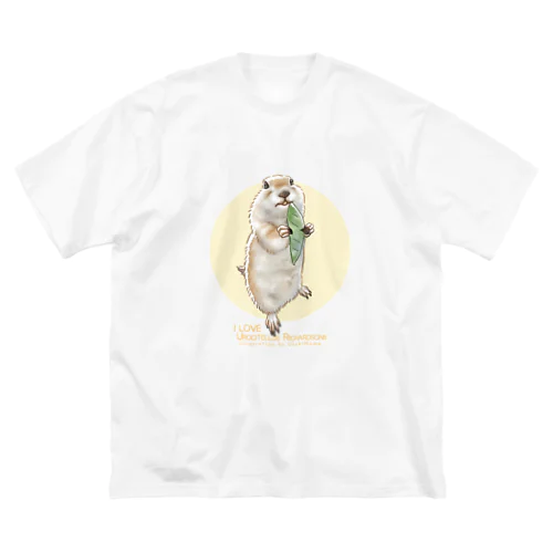 【No.8】I LOVE UROCITELLUS RICHARDSONII ビッグシルエットTシャツ