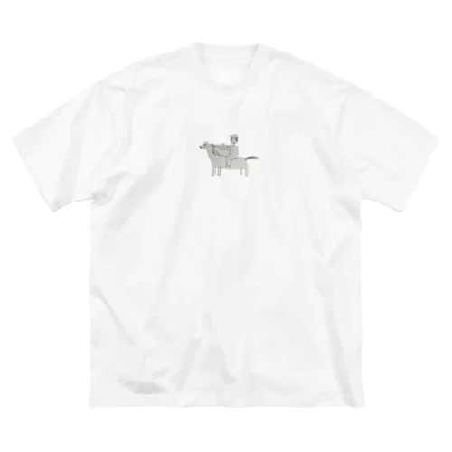 ヴィンセント・カワグチ「騎乗」 Big T-Shirt