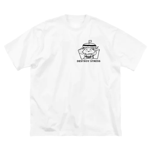 もぐもぐりす ビッグシルエットTシャツ