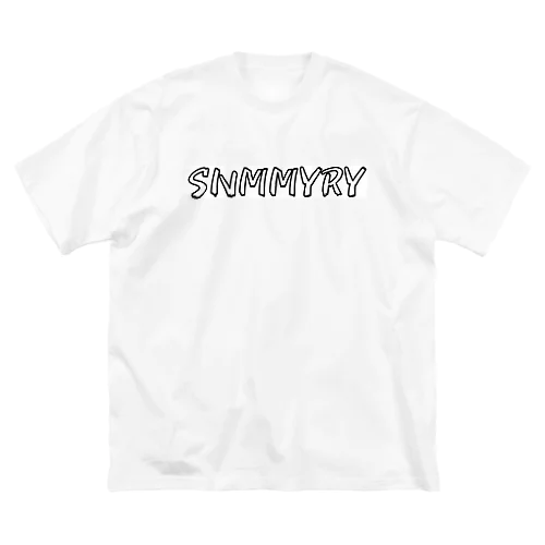 SNMMYRYボックスロゴ　パターンB Big T-Shirt