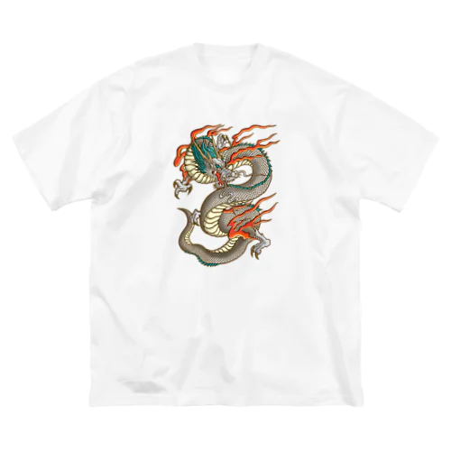 白龍 ビッグシルエットTシャツ