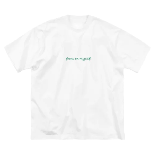 focus on myself.. ビッグシルエットTシャツ