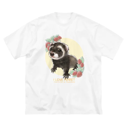 【No.11】I LOVE FERRET ビッグシルエットTシャツ