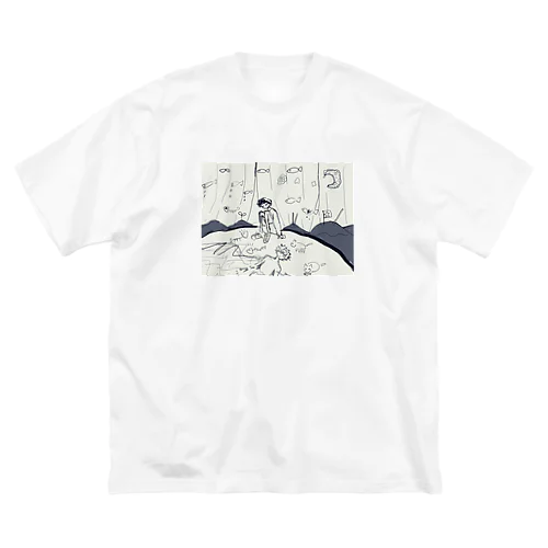 海岸 ビッグシルエットTシャツ