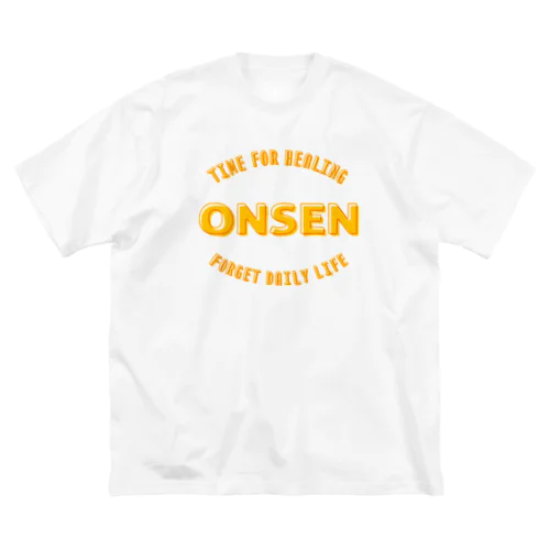 ONSEN -Time for Healing- (イエロー) ビッグシルエットTシャツ