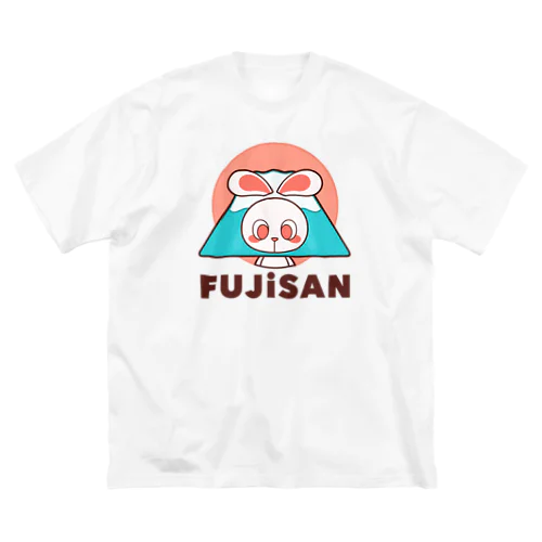 ぽっぷらうさぎ(FUJISAN) ビッグシルエットTシャツ