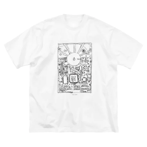 inner world_blackprint ビッグシルエットTシャツ