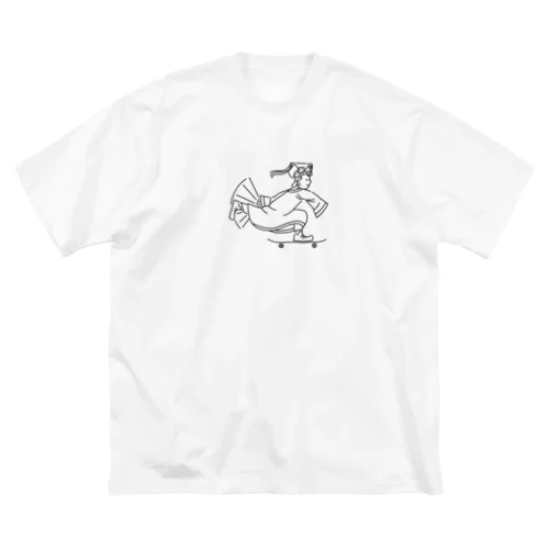 【黒】滑板皇后 ビッグシルエットTシャツ