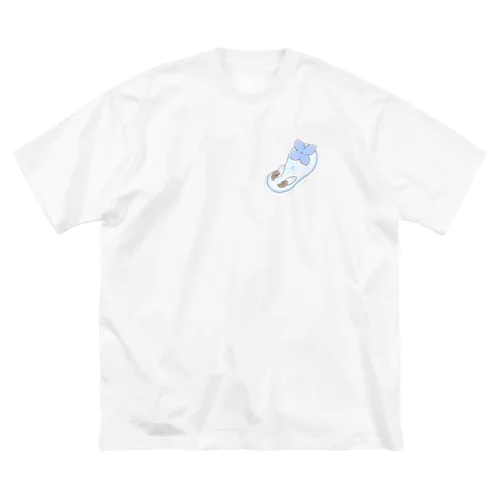 ツノアリウサギアジサイモドキウミウシ 青色ver. Big T-Shirt