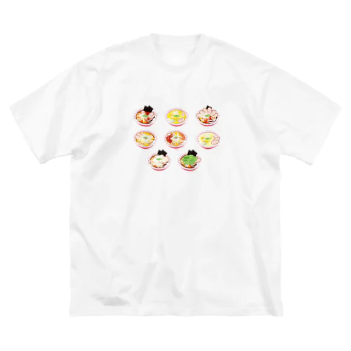 ラーメンいっぱい ビッグシルエットTシャツ