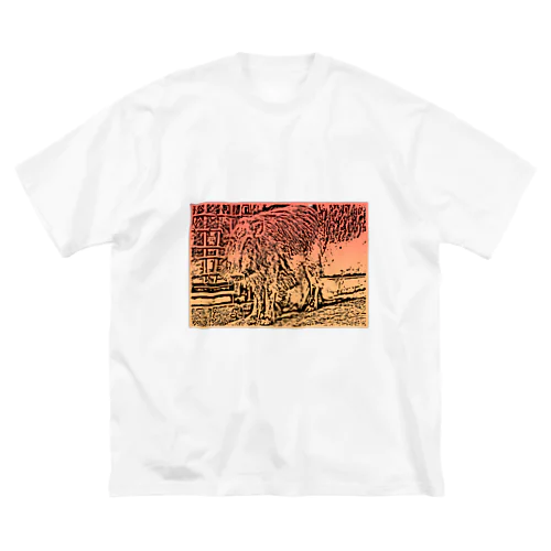 牧場ししくんカラーver ビッグシルエットTシャツ