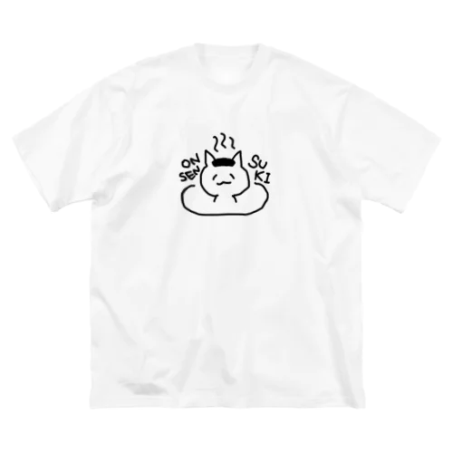 ONSENSUKIねこ ビッグシルエットTシャツ