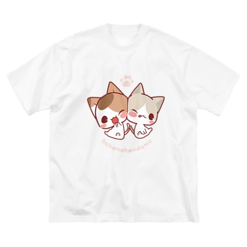みけ＆ぽち Big T-Shirt