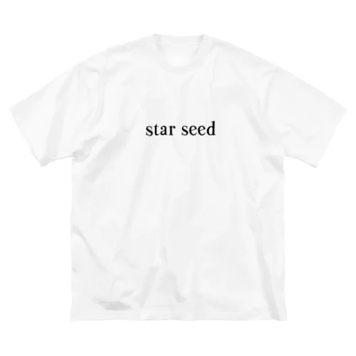 シンプル　star seed デザイン Big T-Shirt