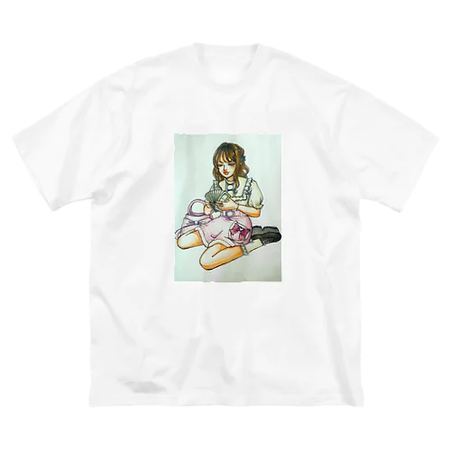 幸福な女 ビッグシルエットTシャツ