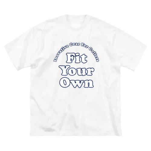 Fit Your Ownロゴ(白抜き) ビッグシルエットTシャツ