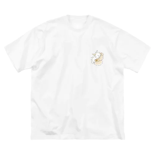 ぷぷまる なかよし ロゴなし ビッグシルエットTシャツ