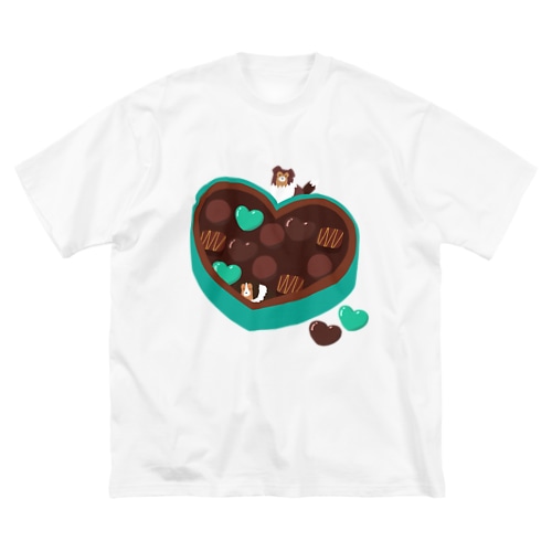 シェルティ×チョコ(ミントカラー) Big T-Shirt