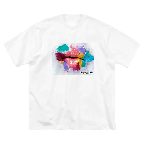 Lips ビッグシルエットTシャツ