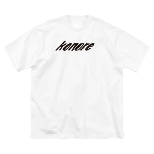 konore LOGO BLACK  ビッグシルエットTシャツ