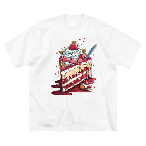 血みどろケーキ ビッグシルエットTシャツ