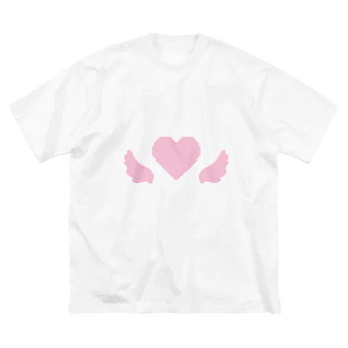 ドットハートエンジェル【ピンク】 Big T-Shirt