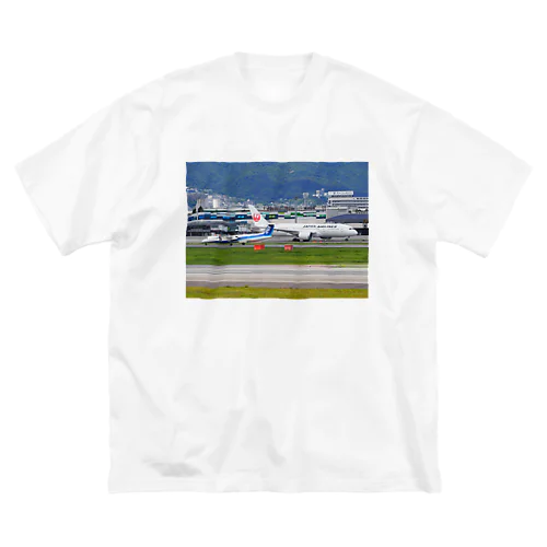 飛行機 ビッグシルエットTシャツ