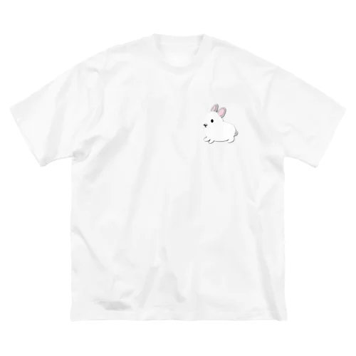 うさぎ　フロスティ ビッグシルエットTシャツ