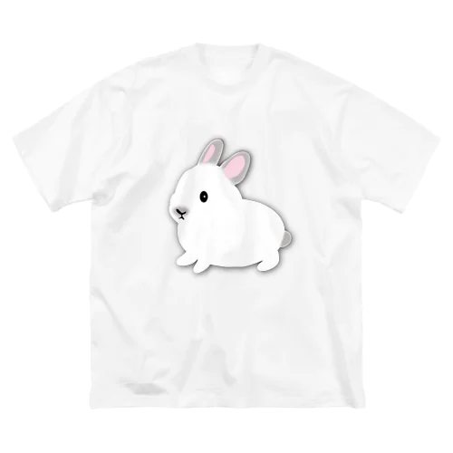 うさぎ　フロスティ ビッグシルエットTシャツ