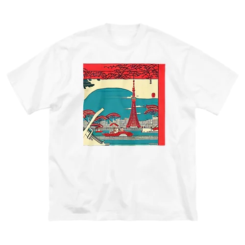 tokyotower5 ビッグシルエットTシャツ