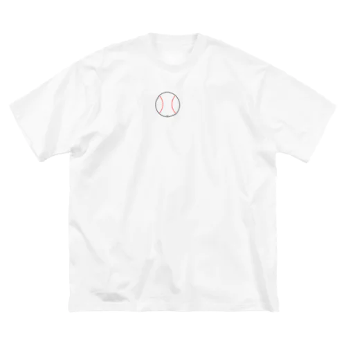 野球ボール　1 ビッグシルエットTシャツ