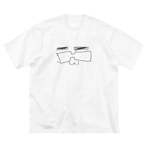 どこかのメガネさん👓 ビッグシルエットTシャツ