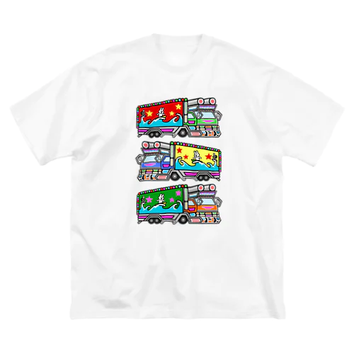 トラックトリオ(カラーver.) ビッグシルエットTシャツ