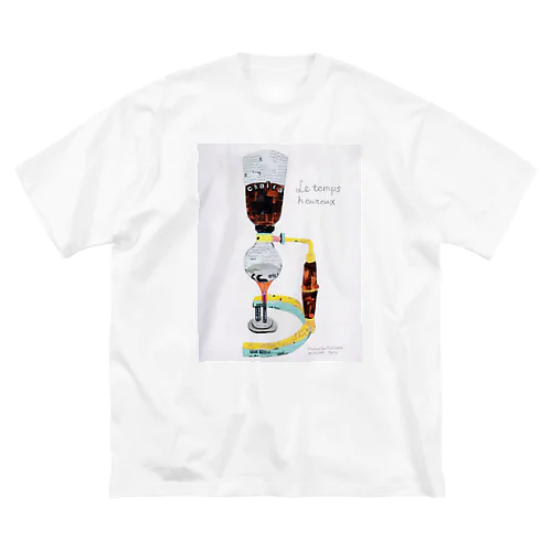 【喫茶店】茶居家 サイフォン ペーパーコラージュ Big T-Shirt