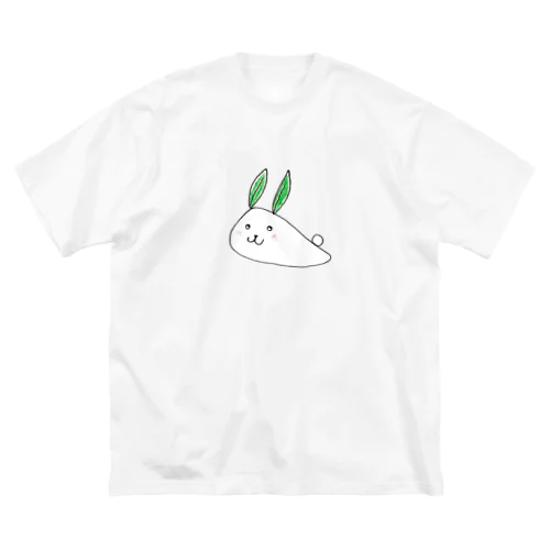 [森図鑑] 笹うさぎ ビッグシルエットTシャツ