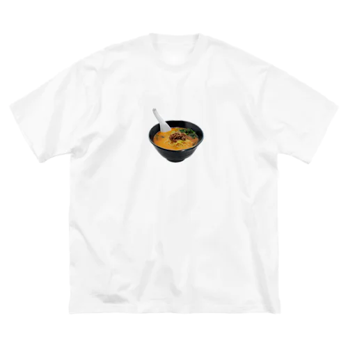 坦々麺 ビッグシルエットTシャツ