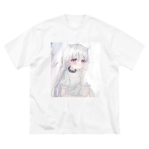 曖川にゃんた ビッグシルエットTシャツ