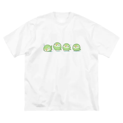 空も飛べるはずと頑張るカカポ ビッグシルエットTシャツ