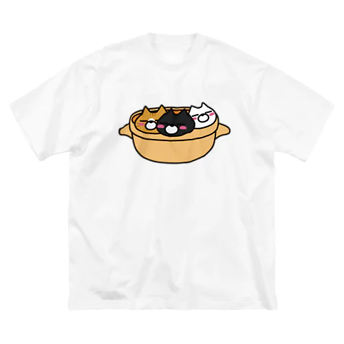 鍋ねこトリオ Big T-Shirt