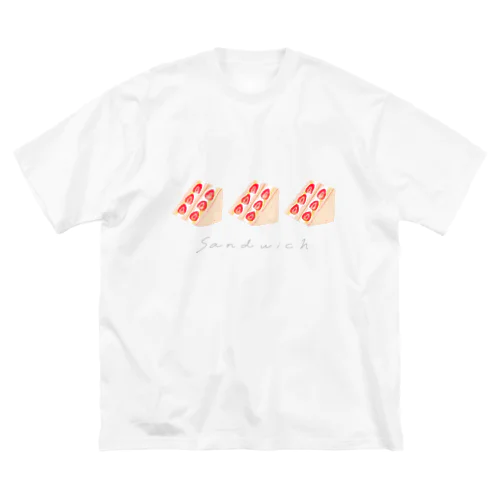 いちごサンドイッチ ビッグシルエットTシャツ