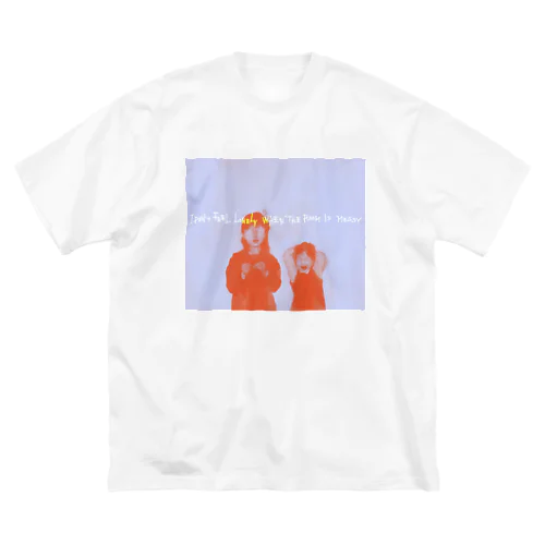 幼い姉妹　文字あり Big T-Shirt