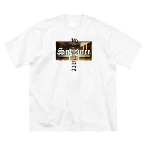 Snprince 最後の晩餐logo ビッグシルエットTシャツ