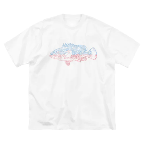 KIJIHATA 2tone Big T-Shirt